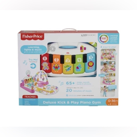 Fisher-Price Deluxe Kick & Play Piano Gym
